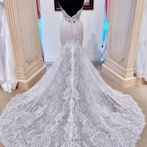 Never worn never altered wedding dress